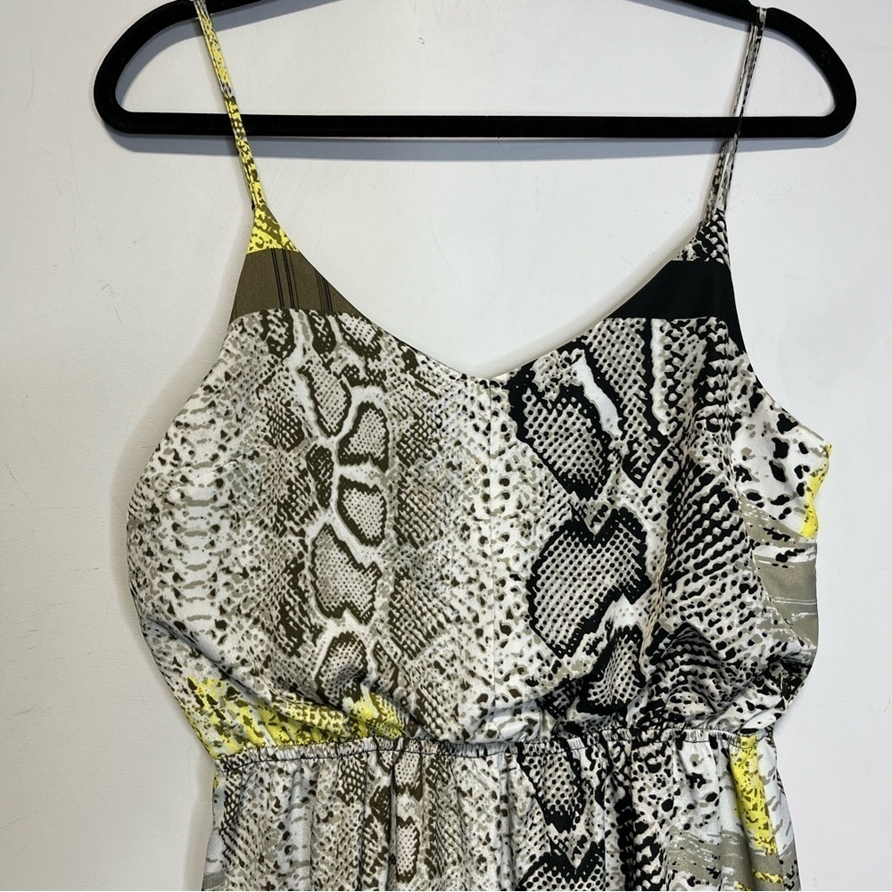 Vince Camuto Snakeskin Spaghetti Strap Midi Summer Dress, size XS - Picture 3 of 13